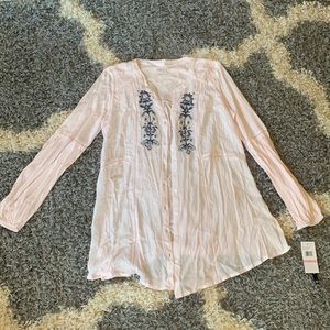 NWT Flutter & Kick Maternity Blouse Size Small